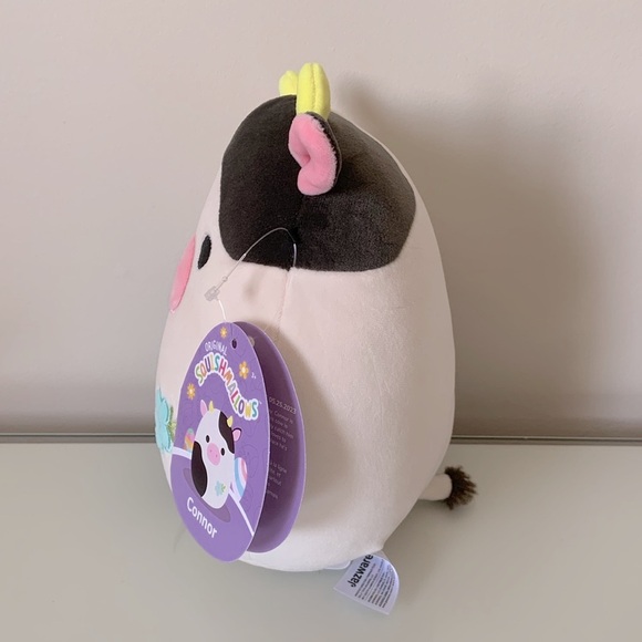 Conner the cow NWT Squishmallow 8in Plush flower cow plushy stuffed animal - Picture 4 of 8